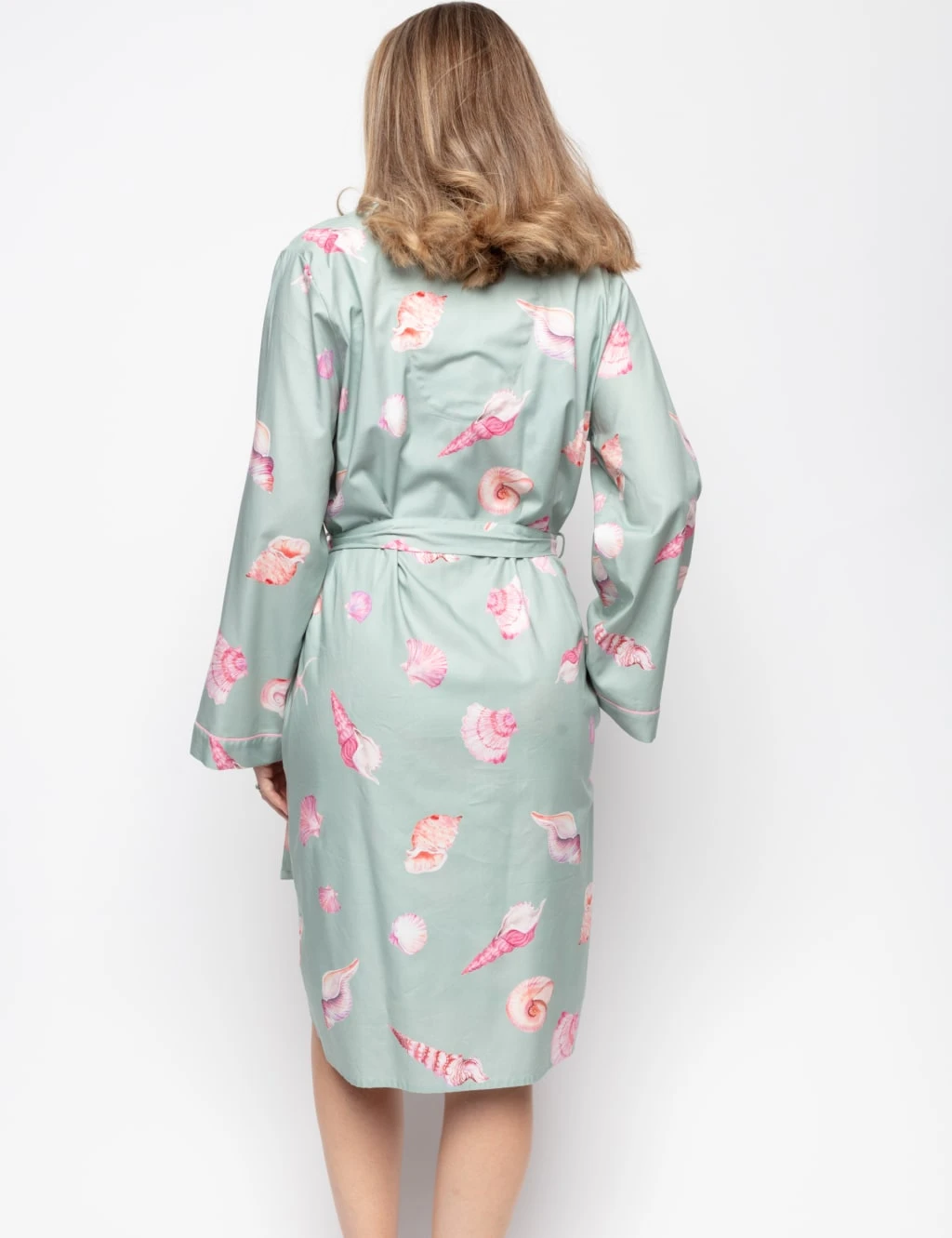 Cyberjammies Cotton Modal Shell Short Dressing Gown 4 Cyberjammies Cotton Modal Shell Short Dressing Gown - Image 4