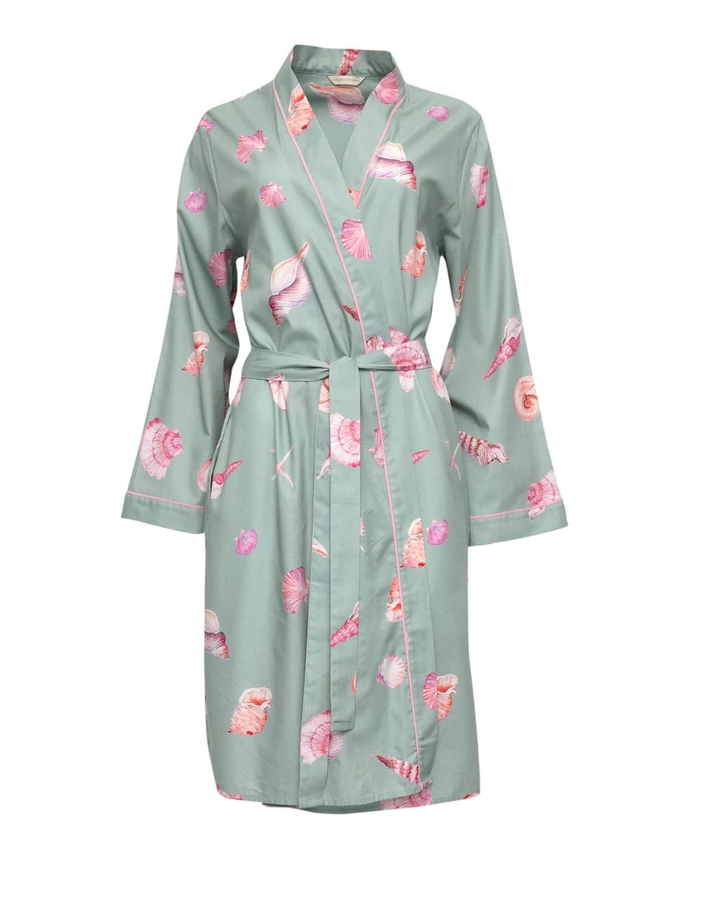 Cyberjammies Cotton Modal Shell Short Dressing Gown 2 Cyberjammies Cotton Modal Shell Short Dressing Gown - Image 2