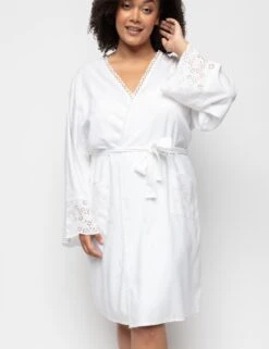 Cyberjammies Cotton Modal Short Dressing Gown