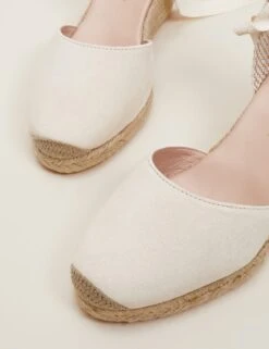 Suede Ankle Strap Wedge Espadrilles -Cyberjammies Store MS 10 T83 8040T KY X EC 4