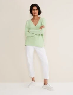 Ribbed V-Neck Relaxed Jumper -Cyberjammies Store MS 10 T83 8045T J0 X EC 4