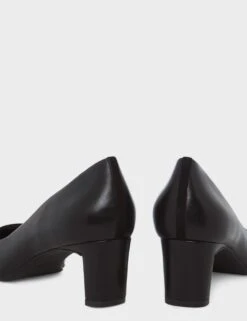 Leather Block Heel Square Toe Court Shoes -Cyberjammies Store MS 10 T83 8099T Y0 X EC 2