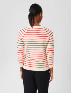 Pure Cotton Striped Crew Neck Jumper -Cyberjammies Store MS 10 T83 8153T Y8 X EC 2