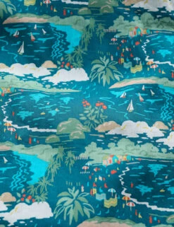 Organic Cotton Printed V-Neck Skater Dress 9 Organic Cotton Printed V-Neck Skater Dress -Cyberjammies Store MS 10 T83 8217 XT X EC 3