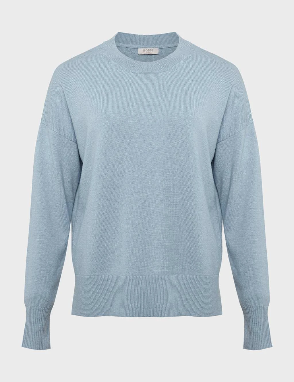 Merino Wool Blend Crew Neck Jumper 2 Merino Wool Blend Crew Neck Jumper - Image 2