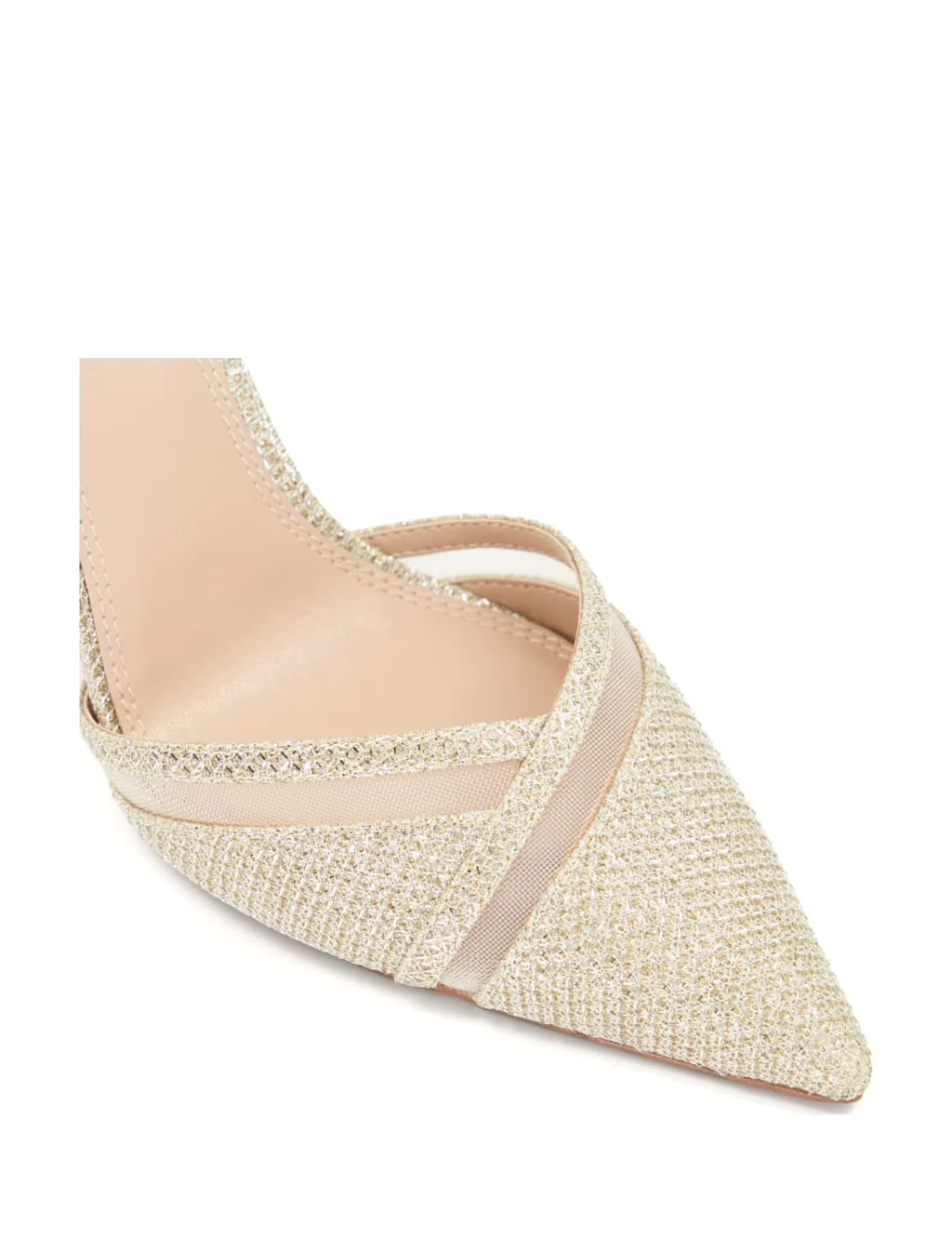 Dune London Sparkle Ankle Strap Stiletto Heel Sandals 3 Dune London Sparkle Ankle Strap Stiletto Heel Sandals - Image 3