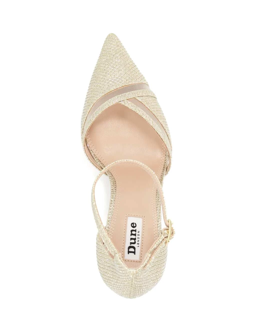 Dune London Sparkle Ankle Strap Stiletto Heel Sandals 5 Dune London Sparkle Ankle Strap Stiletto Heel Sandals - Image 5