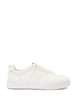 Dune London Leather Lace Up Trainers