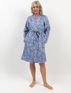 Cyberjammies Cotton Modal Wheat Short Dressing Gown