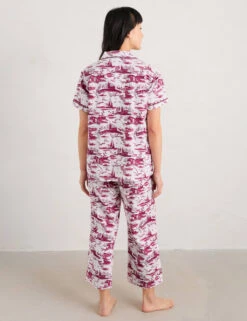 Pure Cotton Printed Cropped Pyjama Set -Cyberjammies Store MS 10 T83 8467T A4 X EC 2