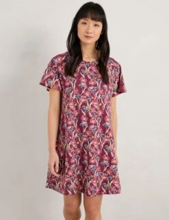Cotton Rich Floral Short Nightdress -Cyberjammies Store MS 10 T83 8471T B4 X EC 1