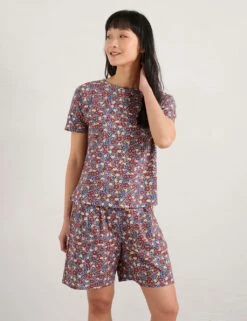 Cotton Rich Floral Shortie Set 7 Cotton Rich Floral Shortie Set -Cyberjammies Store MS 10 T83 8479T ZZ X EC 1