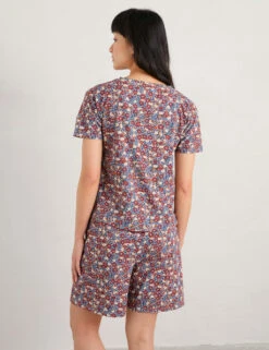 Cotton Rich Floral Shortie Set 8 Cotton Rich Floral Shortie Set -Cyberjammies Store MS 10 T83 8479T ZZ X EC 2