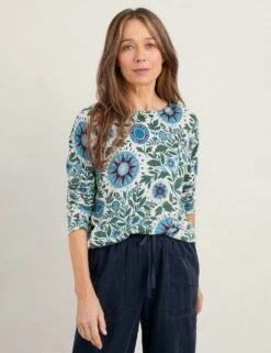 Pure Cotton Printed Crew Neck Jumper -Cyberjammies Store MS 10 T83 8969S V0 X EC 1