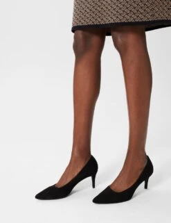 Leather Kitten Heel Pointed Court Shoes -Cyberjammies Store MS 10 T83 9283S Y0 X EC 1