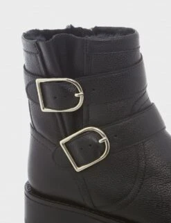 Leather Patent Biker Block Heel Ankle Boots 6 Leather Patent Biker Block Heel Ankle Boots -Cyberjammies Store MS 10 T83 9477S Y0 X EC 3