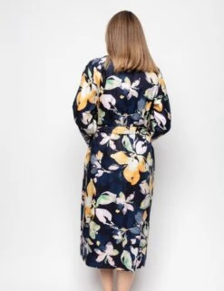 Cyberjammies Cotton Modal Floral Long Dressing Gown -Cyberjammies Store MS 10 T83 9478S F4 X EC 1