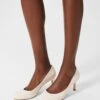 Suede Kitten Heel Court Shoes