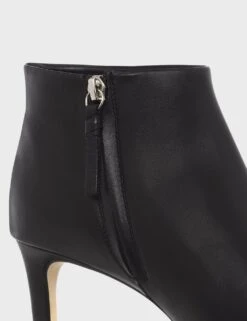 Leather Kitten Heel Round Toe Ankle Boots 10 Leather Kitten Heel Round Toe Ankle Boots -Cyberjammies Store MS 10 T83 9613S Y0 X EC 3