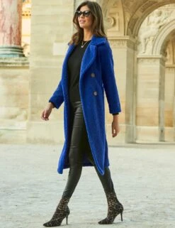 Teddy Single Breasted Longline Coat -Cyberjammies Store MS 10 T83 9633S E0 X EC 2