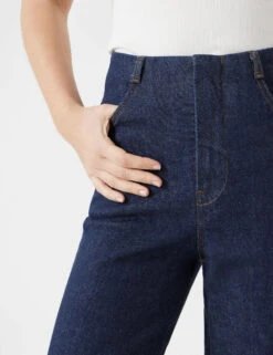 Marla High Waisted Straight Leg Cropped Jeans -Cyberjammies Store Marla High Waisted Straight Leg Cropped Jeans 2