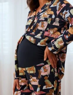 Maternity Dog Print Pyjama Set -Cyberjammies Store Maternity Dog Print Pyjama Set 3