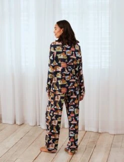 Maternity Dog Print Pyjama Set -Cyberjammies Store Maternity Dog Print Pyjama Set 4