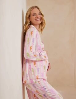 Maternity Jersey Seahorse Revere Pyjama Set 13 Maternity Jersey Seahorse Revere Pyjama Set -Cyberjammies Store Maternity Jersey Seahorse Revere Pyjama Set 3