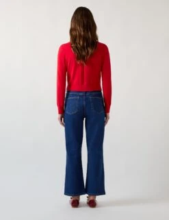 Merino Wool Blend Embroidered Lips Cardigan -Cyberjammies Store Merino Wool Blend Embroidered Lips Cardigan 2