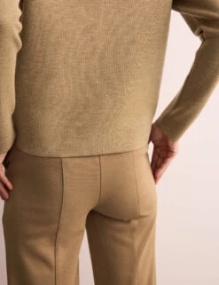 Jaeger Merino Wool Rich Textured V-Neck Jumper -Cyberjammies Store Merino Wool Rich Textured V Neck Jumper 4