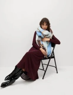 Mesh Jersey Midi Column Dress -Cyberjammies Store Mesh Jersey Midi Column Dress 2