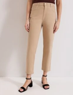 Mid Rise Slim Fit Cropped Jeans -Cyberjammies Store Mid Rise Slim Fit Cropped Jeans 5