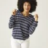 Regatta Minerve Pure Cotton Striped Hoodie
