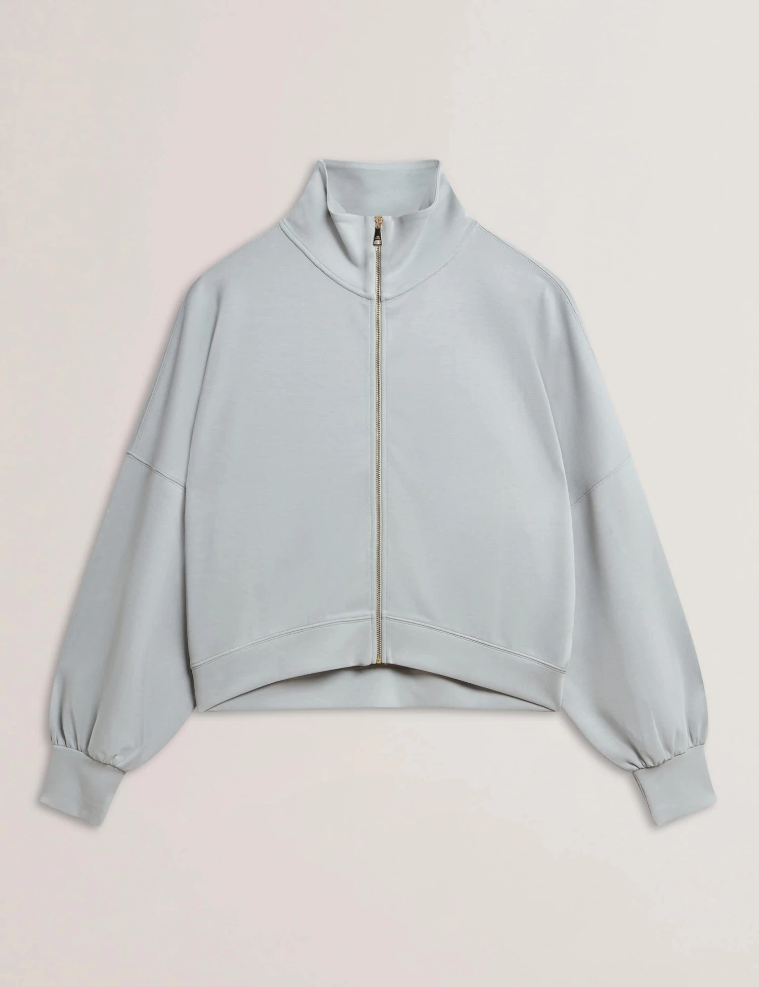 Ted Baker Modal Blend Textured Zip Up Sweatshirt 2 Ted Baker Modal Blend Textured Zip Up Sweatshirt - Image 2