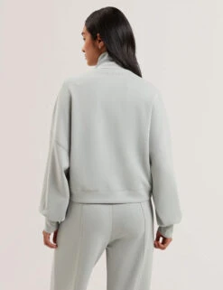 Ted Baker Modal Blend Textured Zip Up Sweatshirt 10 Ted Baker Modal Blend Textured Zip Up Sweatshirt -Cyberjammies Store Modal Blend Textured Zip Up Sweatshirt 2