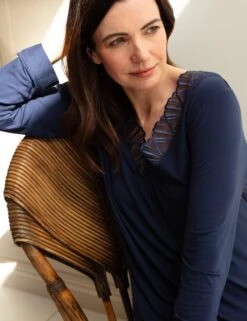 Cyberjammies Modal Rich Long Sleeve Nightdress -Cyberjammies Store Modal Rich Long Sleeve Nightdress 2