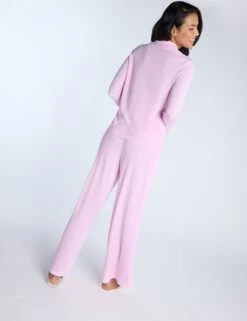 Modal Rich Ribbed Pyjama Bottoms -Cyberjammies Store Modal Rich Ribbed Pyjama Bottoms 3