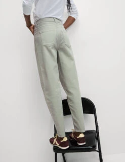 Mom High Waisted Colour Ankle Grazer Jeans -Cyberjammies Store Mom High Waisted Colour Ankle Grazer Jeans 2