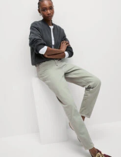 Mom High Waisted Colour Ankle Grazer Jeans -Cyberjammies Store Mom High Waisted Colour Ankle Grazer Jeans 4