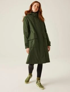 Regatta Orla Kiely Waterproof Hooded Longline Coat -Cyberjammies Store Orla Kiely Waterproof Hooded Longline Coat 2