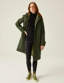 Regatta Orla Kiely Waterproof Hooded Longline Coat