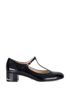 Dune London Patent Block Heel Mary Jane Shoes
