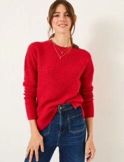 Patterned Textured Crew Neck Jumper -Cyberjammies Store Patterned Textured Crew Neck Jumper 2