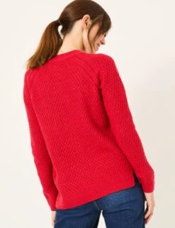 Patterned Textured Crew Neck Jumper -Cyberjammies Store Patterned Textured Crew Neck Jumper 3