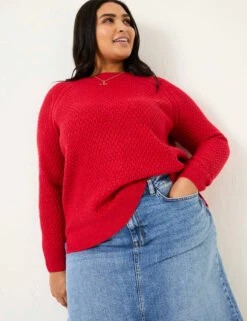 Patterned Textured Crew Neck Jumper -Cyberjammies Store Patterned Textured Crew Neck Jumper 7