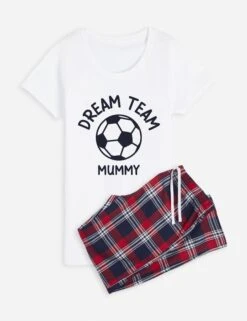 Personalised Women's Football Pyjamas