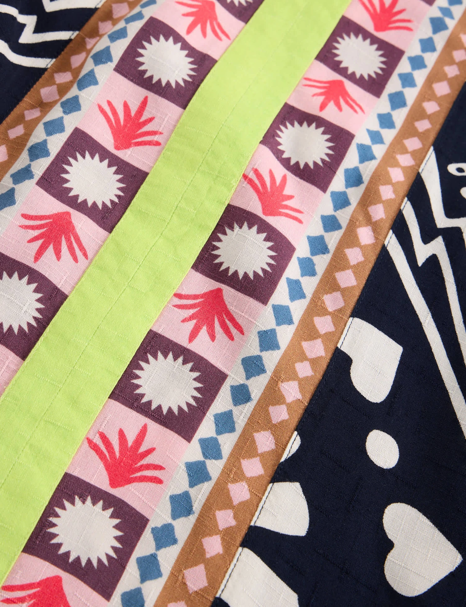 WHITE STUFF Printed V-Neck Midi Kaftan Dress 6 WHITE STUFF Printed V-Neck Midi Kaftan Dress - Image 6