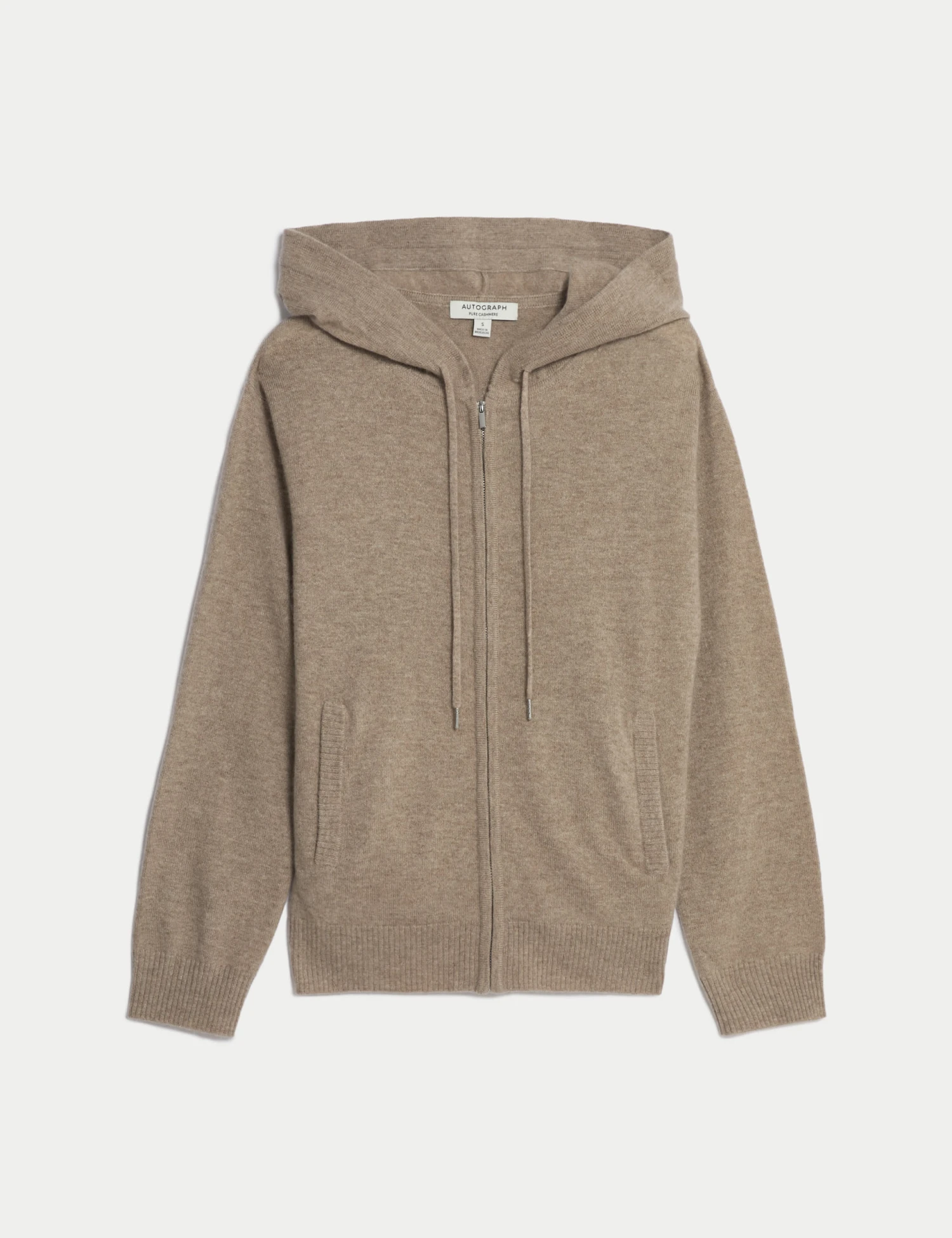 Pure Cashmere Zip Up Hoodie 2 Pure Cashmere Zip Up Hoodie - Image 2