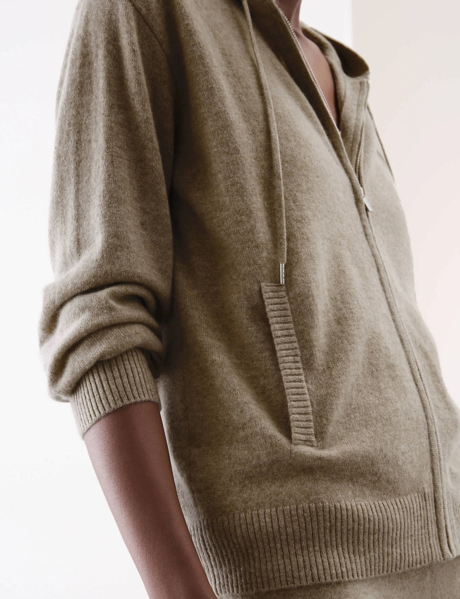 Pure Cashmere Zip Up Hoodie 5 Pure Cashmere Zip Up Hoodie - Image 5