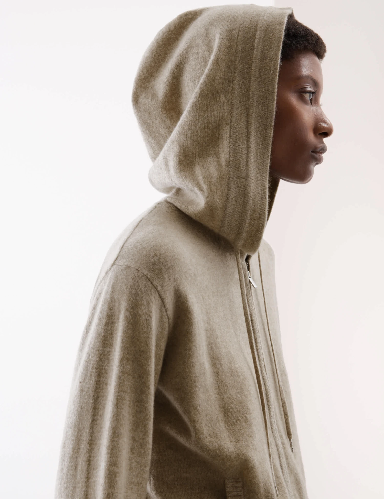 Pure Cashmere Zip Up Hoodie 1 Pure Cashmere Zip Up Hoodie